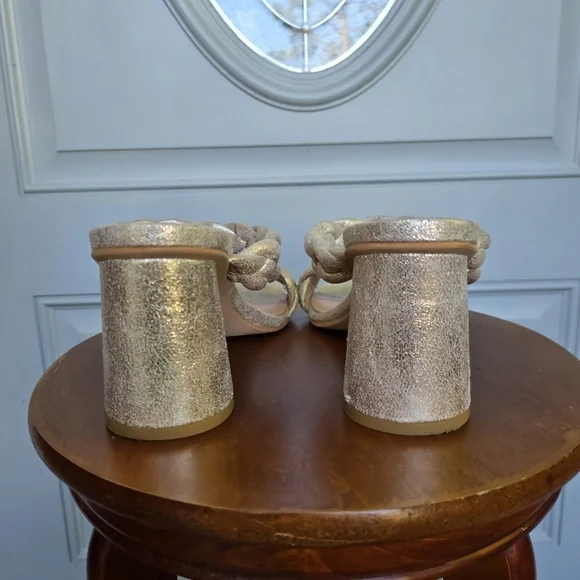 Dolce Vita Braided Mule Metallic Gold - Picture 2 of 5